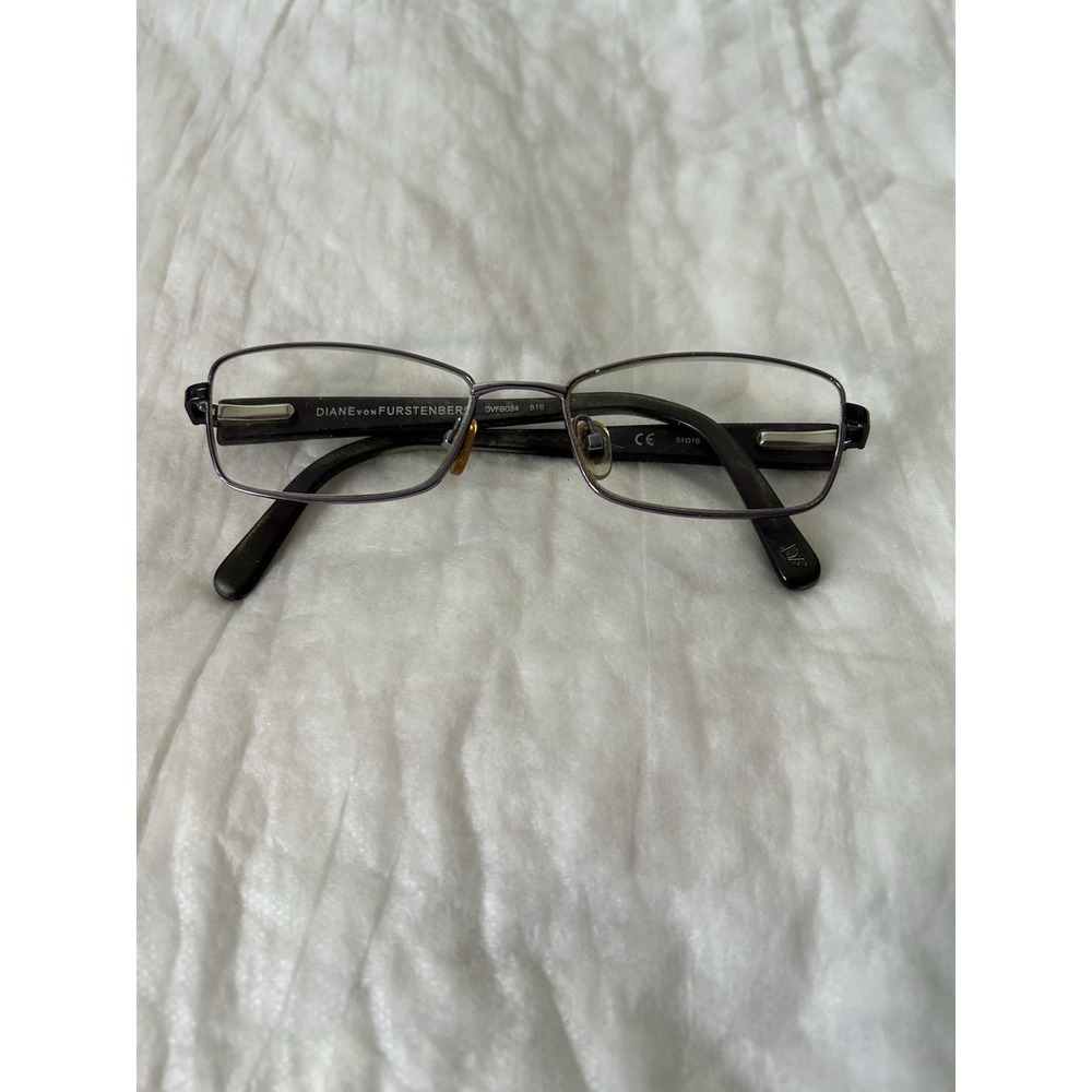DIANE VON FURSTENBERG eyeglasses Silver glasses frame DVF8034 516 - Frames Only
